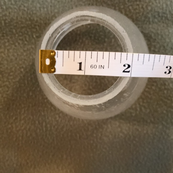 New LG Sourcing clear seeded glass light bulb covers. measurements in pictures - Picture 4 of 8